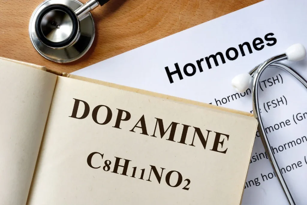 Formula of dopamine.