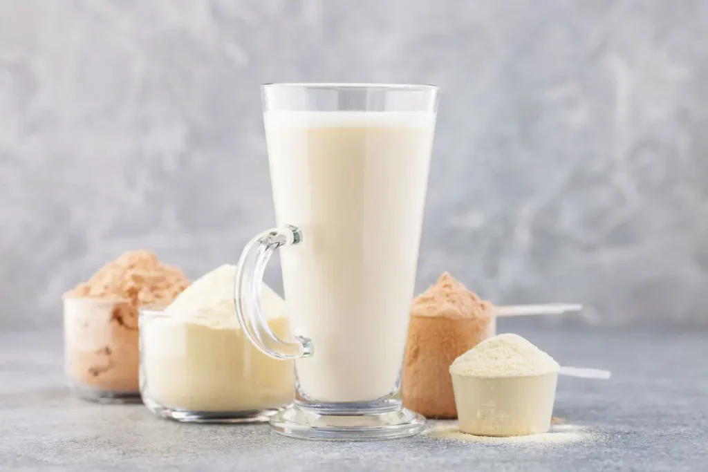 Evolve plant based protein powder and shake