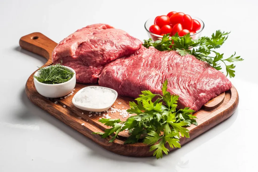 Red meat.
