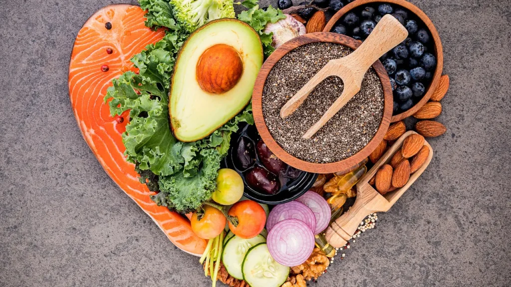 A heart-healthy diet.