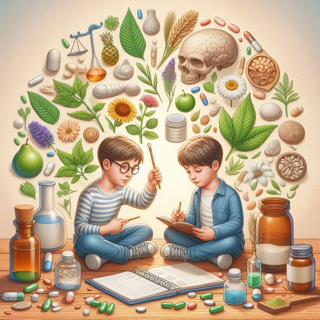 A heartwarming image showcasing a parent interacting with their child in a nurturing way, possibly through storytelling, creative play, or emotional support, visually conveying the importance of strong family connections and holistic approaches in ADHD management.